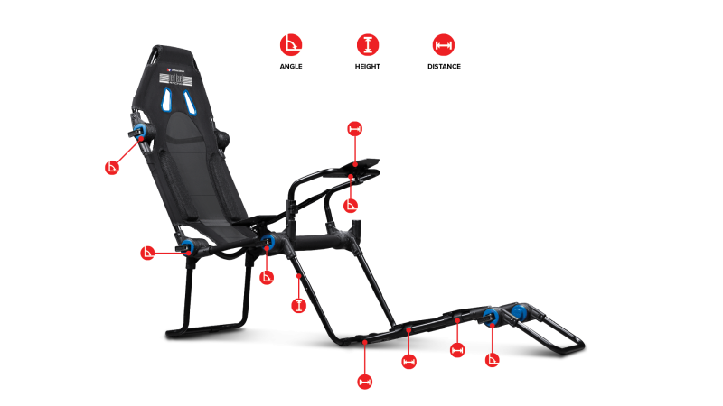 Геймърски стол Next Level F-GT Lite iRacing Edition - Image 7