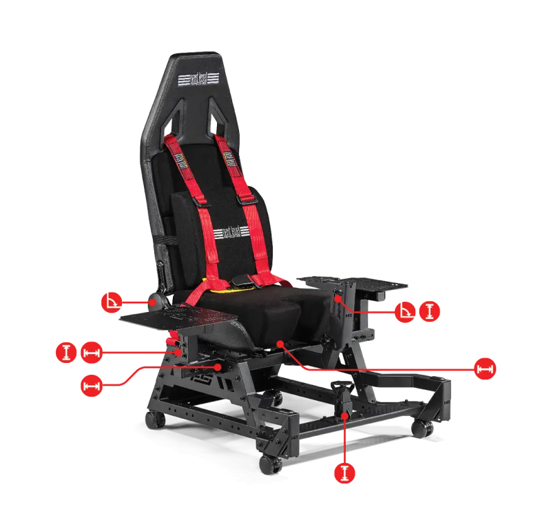 Седалка за Авио симулатор Next Level Racing Flight Seat Pro - Image 3