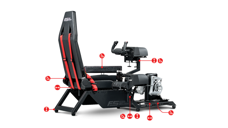 Геймърски стол Next Level Racing Flight Simulator - Image 5