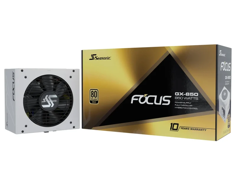 Захранващ блок SEASONIC FOCUS GX-850 White 850W 80+ Gold, Fully Modular - Image 9