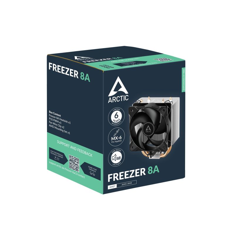 Охладител за процесор ARCTIC Freezer 8A - AM4/AM5 - Image 6