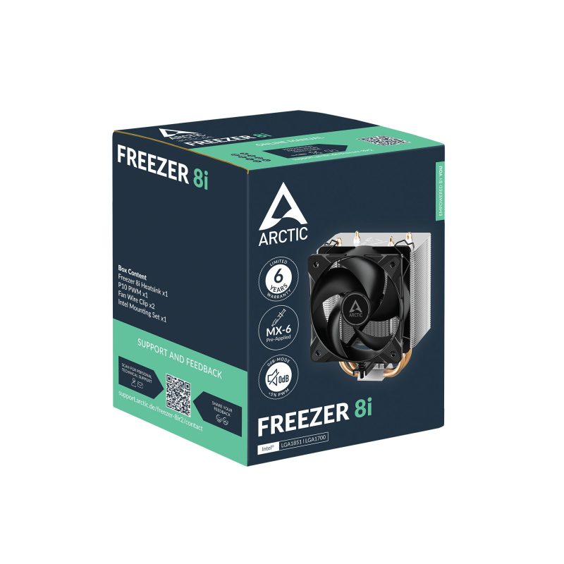 Охладител за процесор ARCTIC Freezer 8i - LGA1700/1851 - Image 6