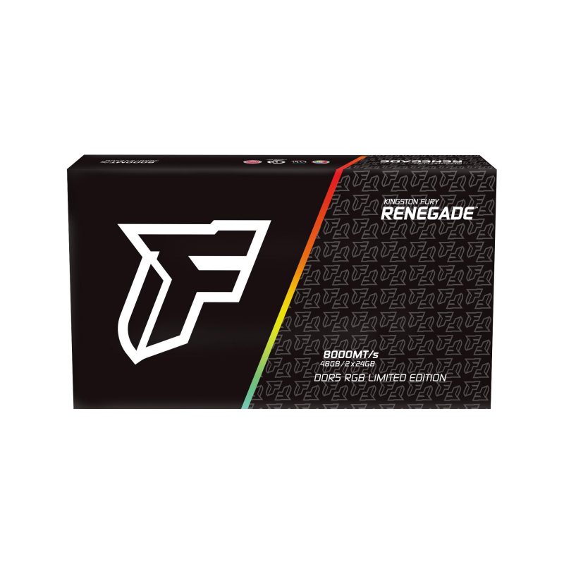 Памет Kingston FURY Renegade RGB Limited Edition 48GB(2x24GB) DDR5 8000MHz CL36 KF580C36RLAK2-48,  XMP - Image 2