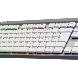 Безжична геймърска клавиатура Logitech G515 Lightspeed TKL White - Image 4