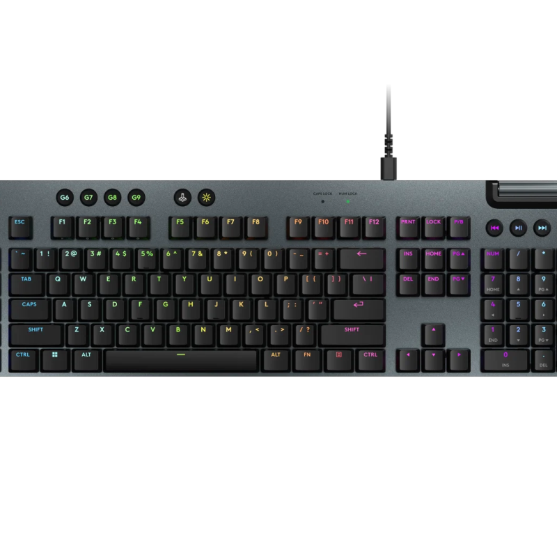 Безжична геймърска механична клавиатура Logitech G915X Lightspeed - Tactile Switch
