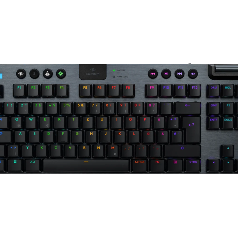 Безжична геймърска механична клавиатура Logitech G915X Lightspeed TKL - Tactile Switch