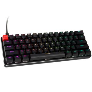 Геймърска механична клавиатура Glorious GMMK Black Compact - Gateron Brown Switches,  US-Layout - Image 2
