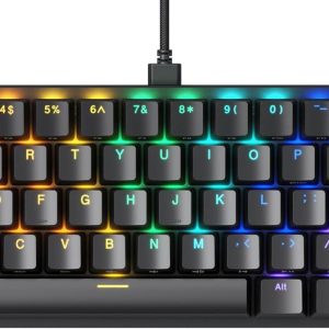 Геймърска механична клавиатура Glorious GMMK 2 Black Compact- Fox Switches US-Layout