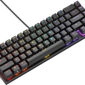 Геймърска механична клавиатура Glorious GMMK 2 Black Compact- Fox Switches US-Layout - Image 2