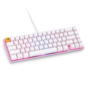 Геймърска механична клавиатура Glorious GMMK 2 White Compact- Fox Switches US-Layout - Image 2