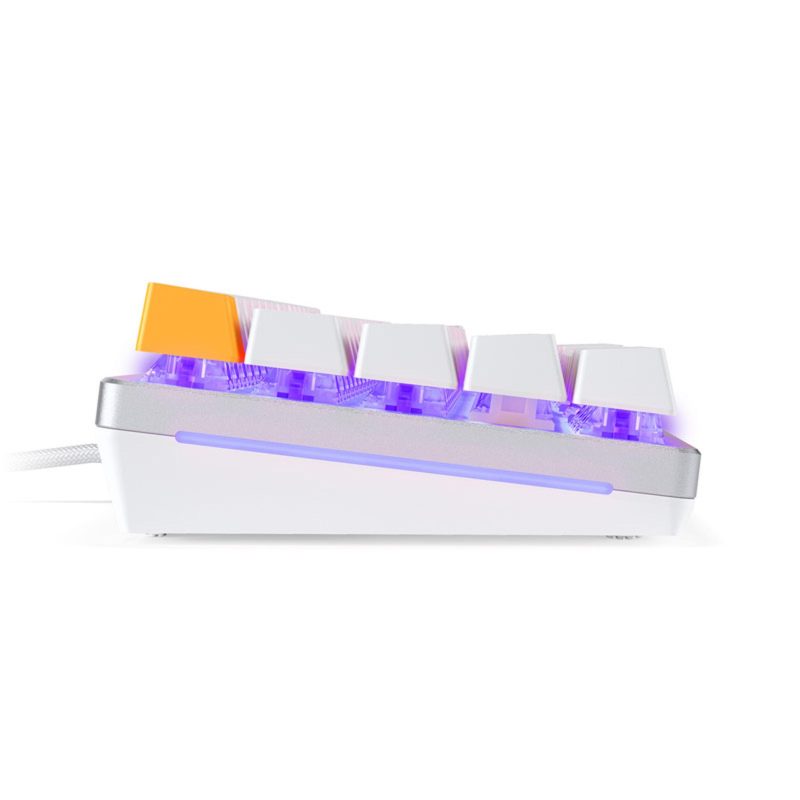 Геймърска механична клавиатура Glorious GMMK 2 White Compact- Fox Switches US-Layout - Image 3