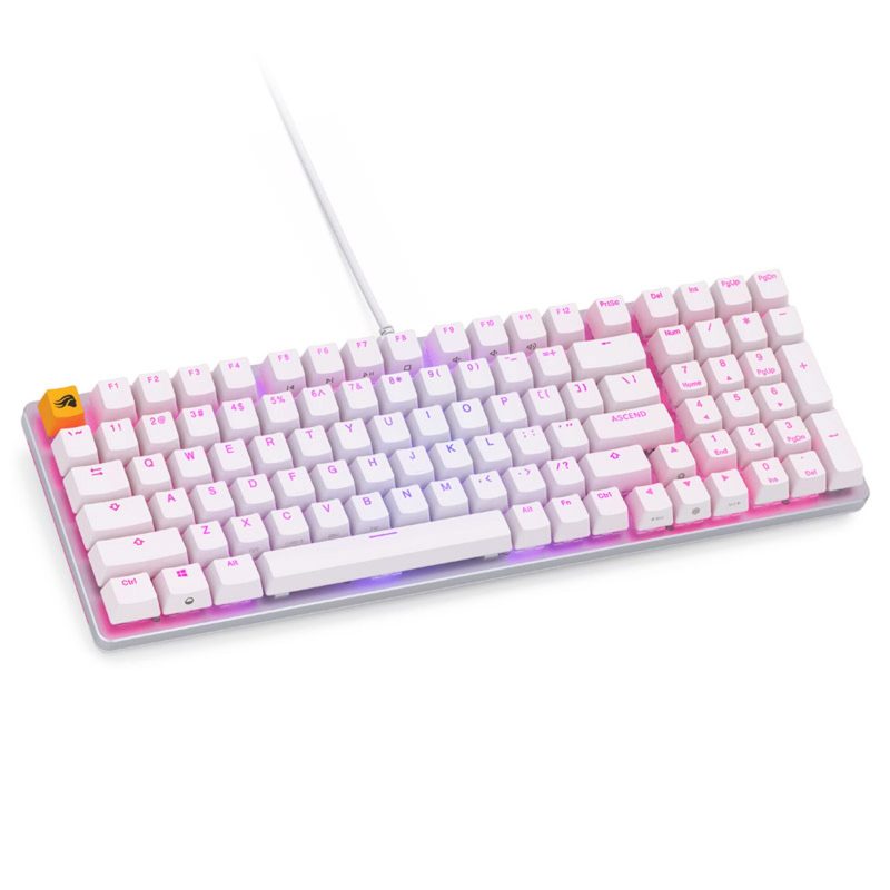 Геймърска механична клавиатура Glorious GMMK 2 White - Fox Switches US-Layout - Image 2