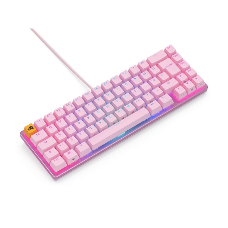 Геймърска механична клавиатура Glorious GMMK 2 Pink Compact- Fox Switches UK-Layout - Image 2
