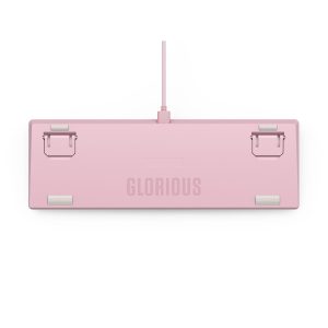 Геймърска механична клавиатура Glorious GMMK 2 Pink Compact- Fox Switches UK-Layout - Image 4