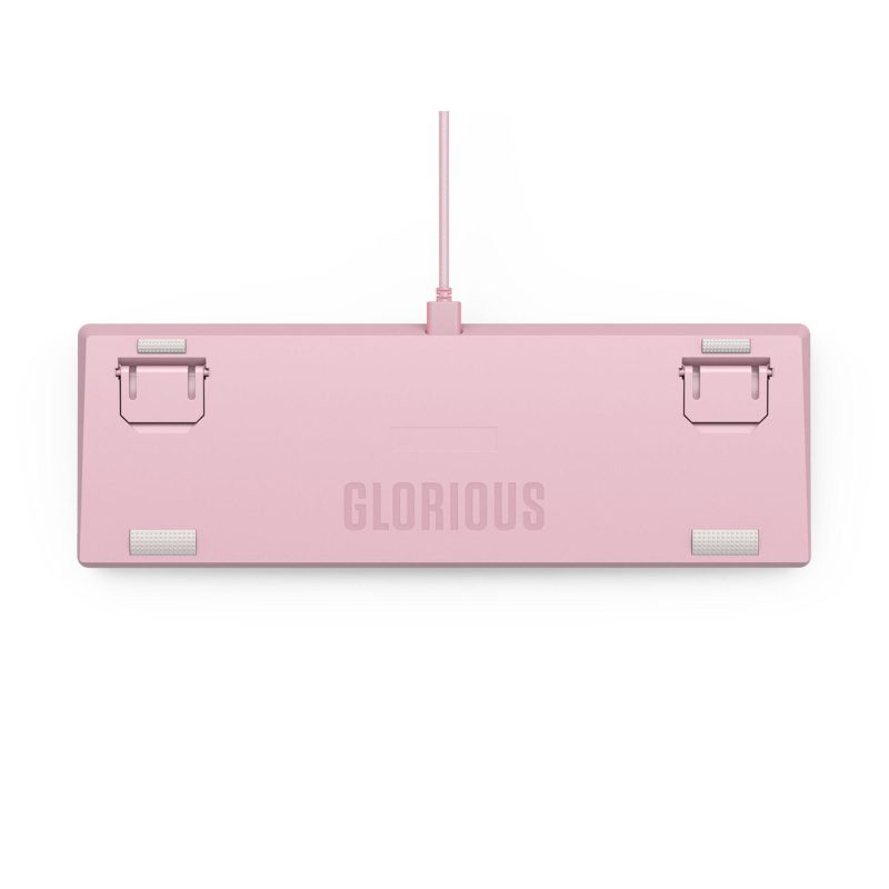 Геймърска механична клавиатура Glorious GMMK 2 Pink Compact- Fox Switches UK-Layout - Image 4