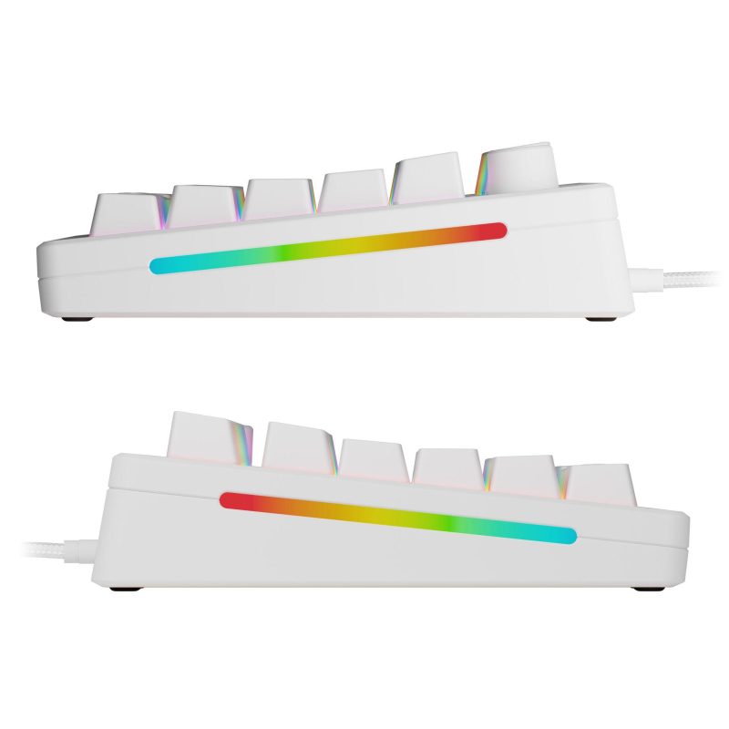Геймърска механична клавиатура Glorious GMMK 3 75% White - Fox Linear Switches - Image 3