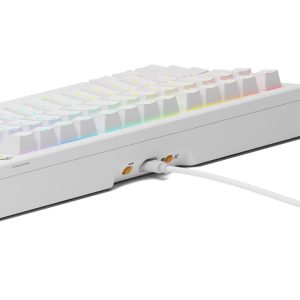 Геймърска механична клавиатура Glorious GMMK 3 75% White - Fox Linear Switches - Image 4