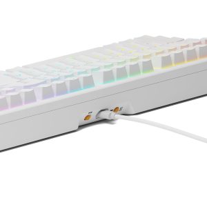 Геймърска механична клавиатура Glorious GMMK 3 100% White - Fox Linear Switches - Image 4