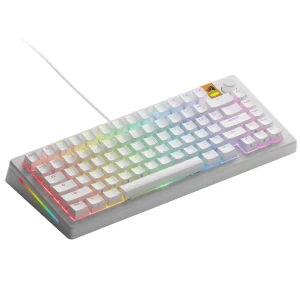 Геймърска механична клавиатура Glorious GMMK 3 HE 75% White - Fox HE Switches - Image 2