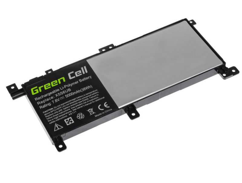 Батерия за лаптоп  ASUS X556U X556UV  AS111  C21N1509 7,6V 4100mA GREEN CELL - Image 2