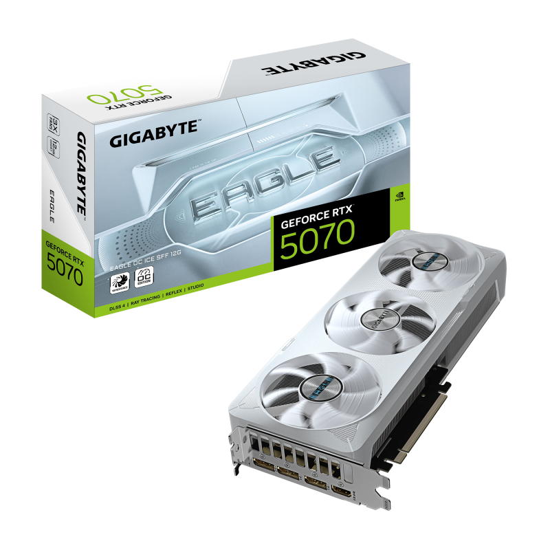 Видео карта GIGABYTE RTX 5070 EAGLE ICE OC SFF 12GB GDDR7 - Image 9