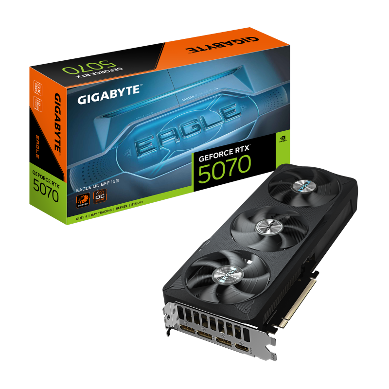 Видео карта GIGABYTE RTX 5070 EAGLE OC SFF 12GB GDDR7 - Image 9