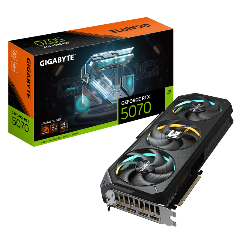 Видео карта GIGABYTE RTX 5070 GAMING OC 12GB GDDR7 - Image 9