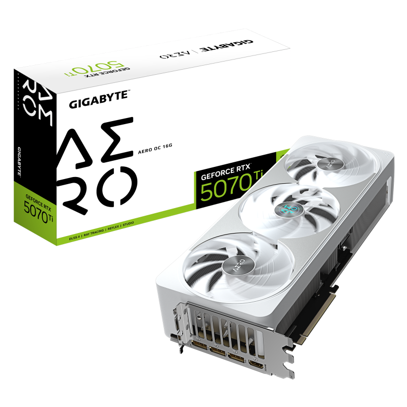 Видео карта GIGABYTE RTX 5070 TI AERO OC 16GB GDDR7 - Image 10