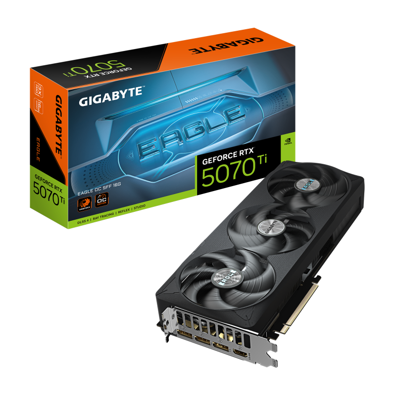 Видео карта GIGABYTE RTX 5070 TI EAGLE OC SFF 16GB GDDR7 - Image 10