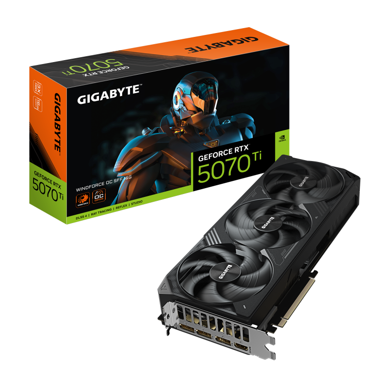 Видео карта GIGABYTE RTX 5070 TI WINDFORCE OC SFF 16GB GDDR7 - Image 10