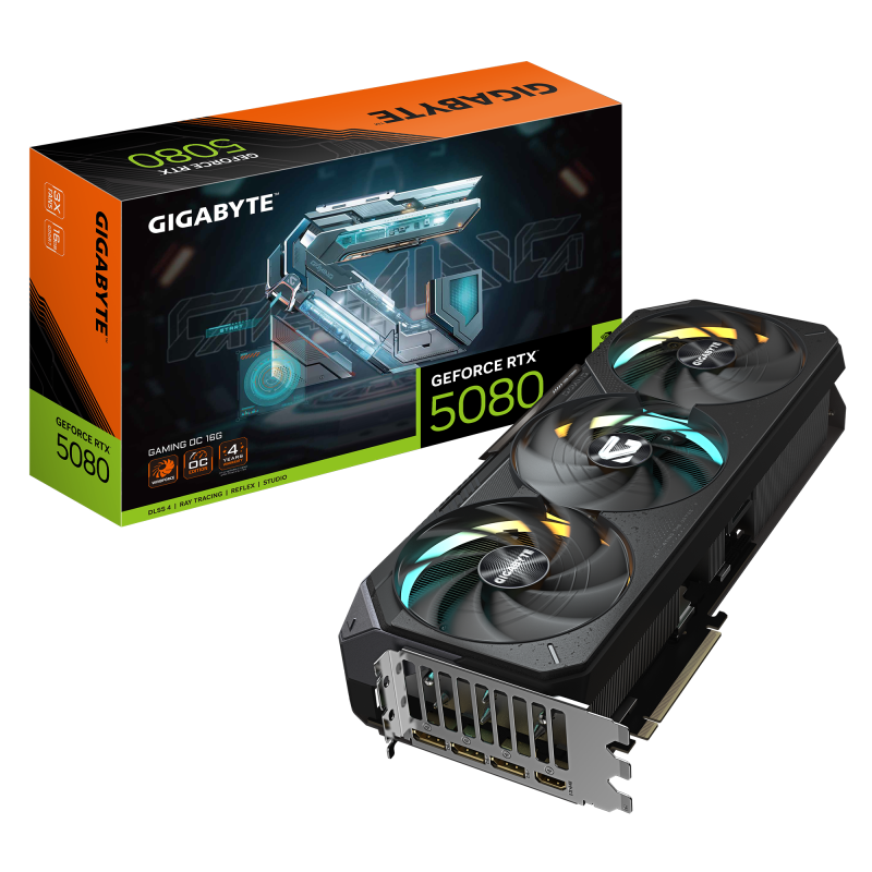 Видео карта GIGABYTE RTX 5080 GAMING 16GB GDDR7 - Image 9