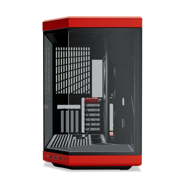 Кутия HYTE Y70 Tempered Glass Black/Red - Image 2