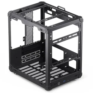 Кутия Jonsbo C6 Mesh, mATX, Black - Image 3