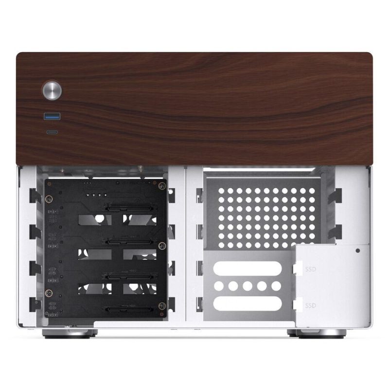 Кутия Jonsbo N4 NAS, m-ATX, Бяла - Image 7