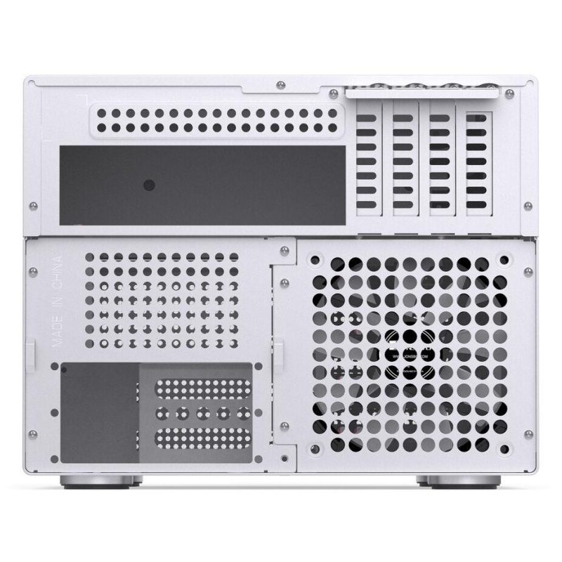 Кутия Jonsbo N4 NAS, m-ATX, Бяла - Image 8