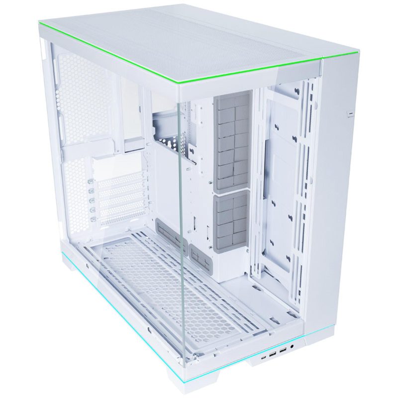 Кутия Lian Li PC-O11 Dynamic EVO RGB Mid-Tower, Tempered Glass, Бяла - Image 3