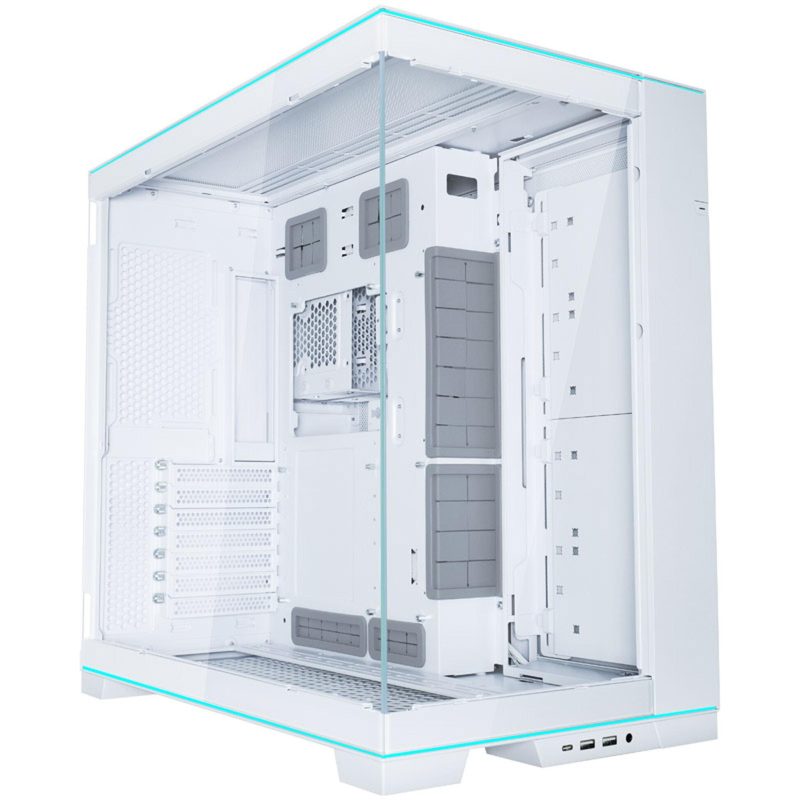 Кутия Lian Li PC-O11 Dynamic EVO RGB Mid-Tower, Tempered Glass, Бяла - Image 2