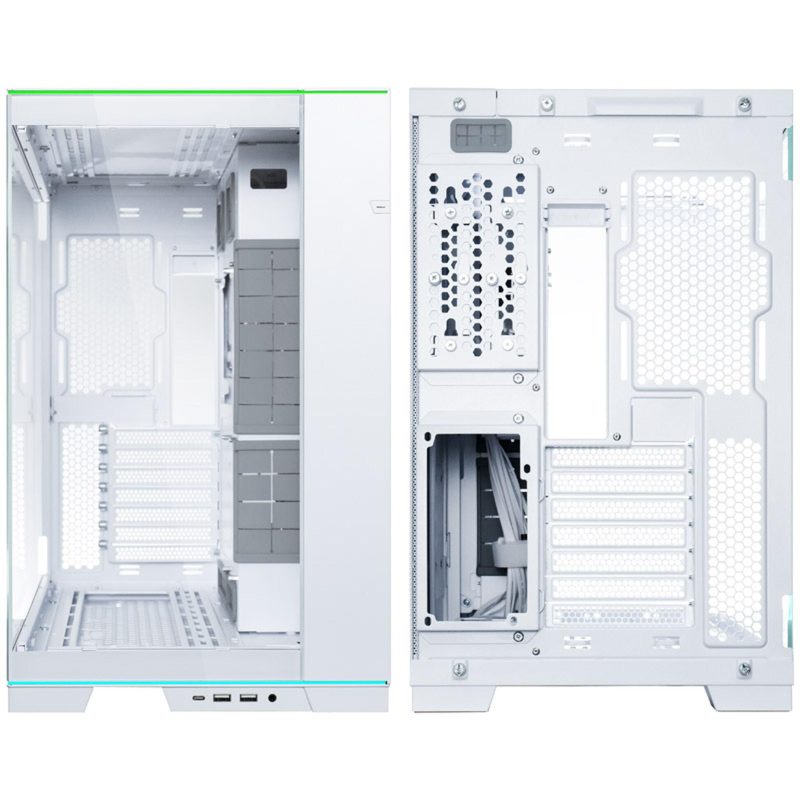 Кутия Lian Li PC-O11 Dynamic EVO RGB Mid-Tower, Tempered Glass, Бяла - Image 7
