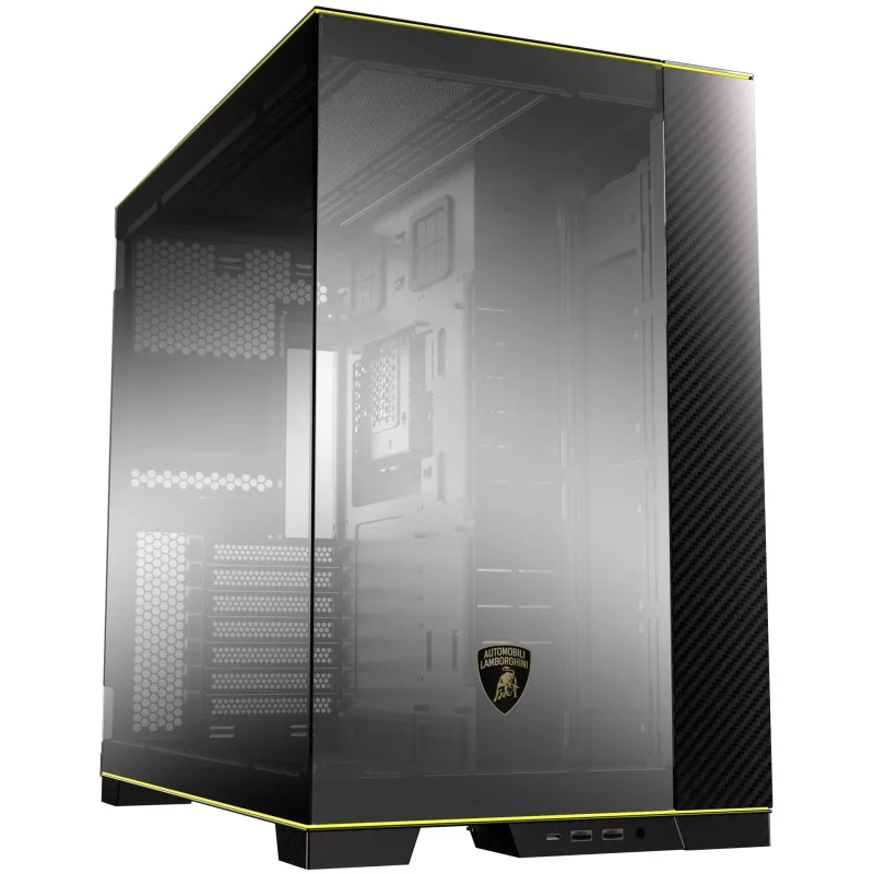 Кутия Lian Li PC-O11D EVO RGB Lamborghini Edition, Tempered Glass, Черна - Image 2
