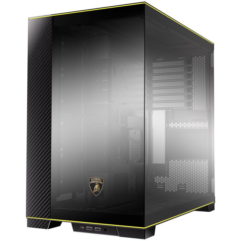 Кутия Lian Li PC-O11D EVO RGB Lamborghini Edition, Tempered Glass, Черна - Image 5