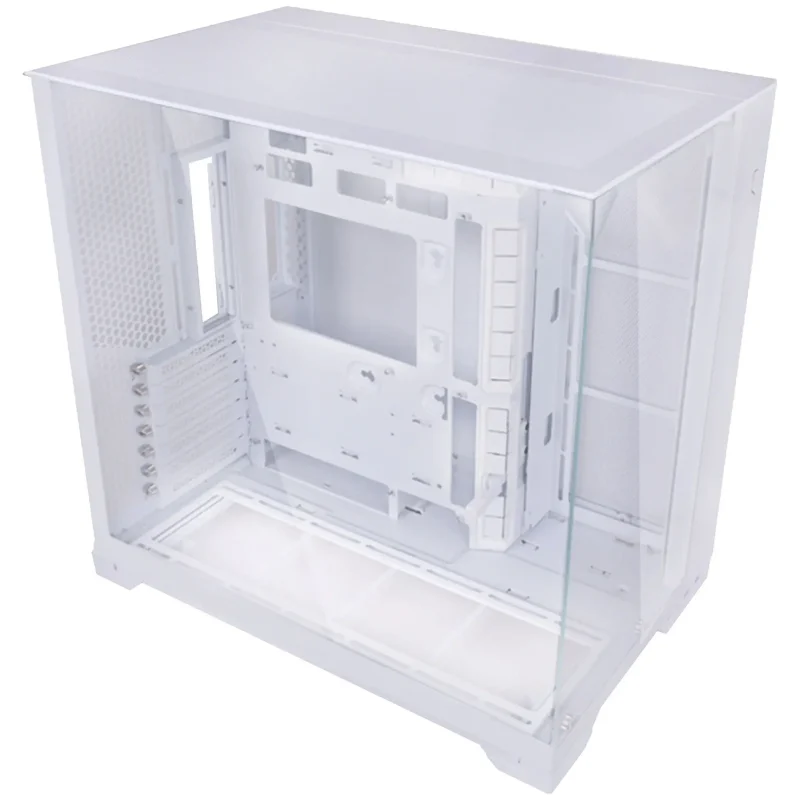 Кутия Lian Li O11 Vision Compact Mid-Tower, Tempered Glass, Бяло - Image 4