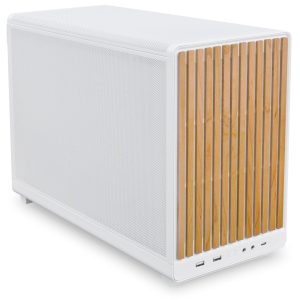 Кутия Lian Li DAN A3-mATX Wood Edition White - Micro Tower - Image 2