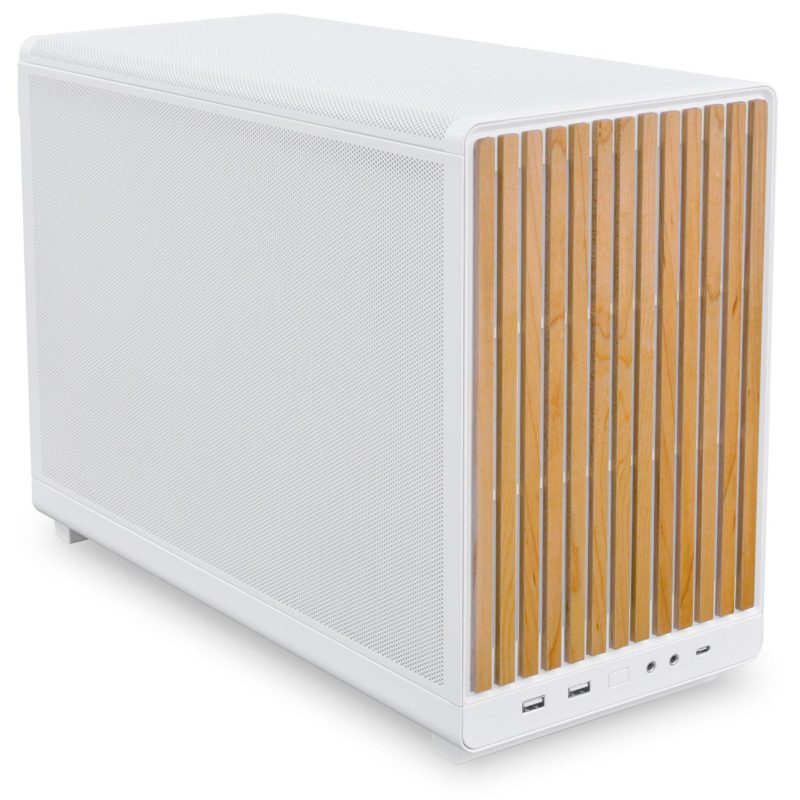 Кутия Lian Li DAN A3-mATX Wood Edition White - Micro Tower - Image 2