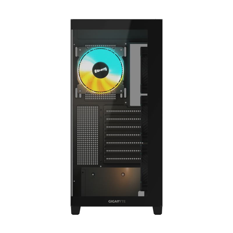 Кутия Gigabyte C500 PANORAMIC Stealth Black - Mid-Tower - Image 3