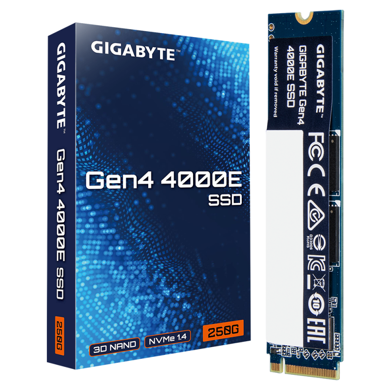 SSD Gigabyte 4000E 250GB, NVMe, PCIe 4.0 Gen4 - Image 4
