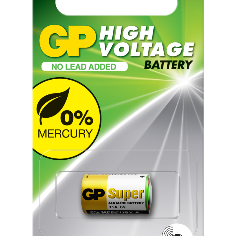 Алкална батерия GP А11 6V за дистанционни /5бр./pack цена за 1 бр./