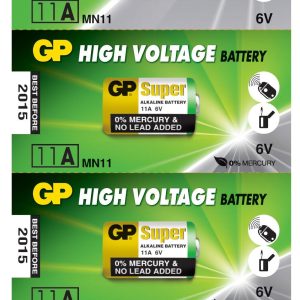 Алкална батерия GP А11 6V за дистанционни /5бр./pack цена за 1 бр./ - Image 3