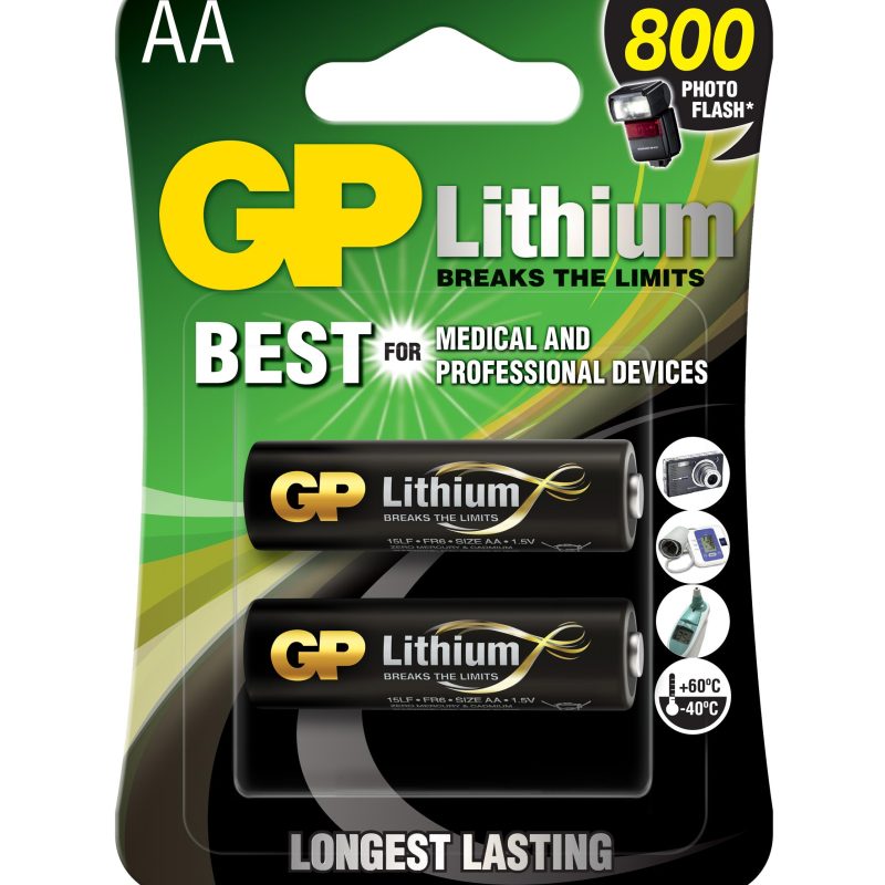 Литиева батерия GP CR6 AA 1,5V 2бр. в блистер