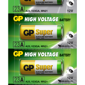 Алкална батерия GP 12 V /5бр./pack цена за 1 бр./ за аларми А23 - Image 2