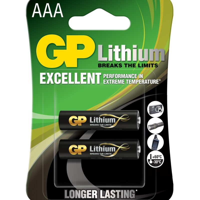 Литиева батерия GP CR03 AAA 1,5V 2бр. в блистер